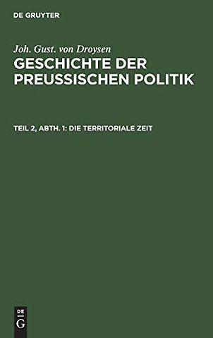 Die territoriale Zeit