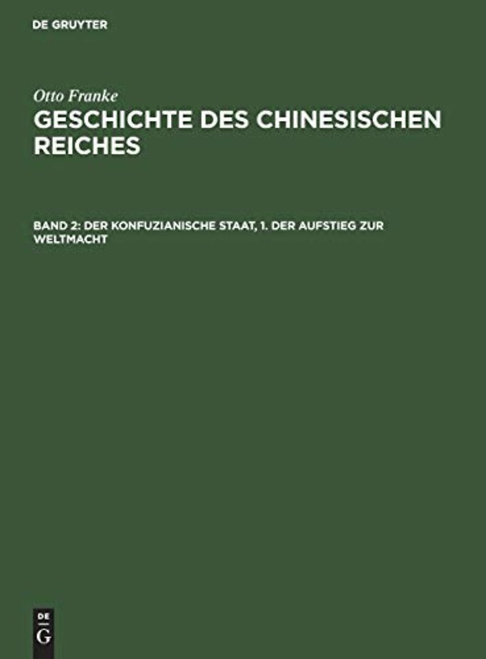 Der konfuzianische Staat, 1. Der Aufstieg zur Weltmacht