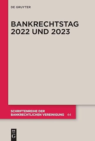Bankrechtstag 2022 und 2023