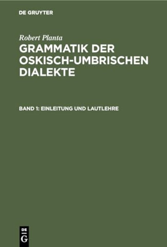 Einleitung und Lautlehre
