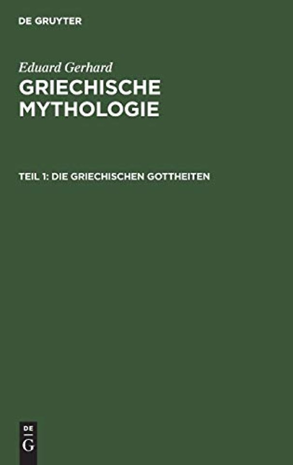 Die griechischen Gottheiten