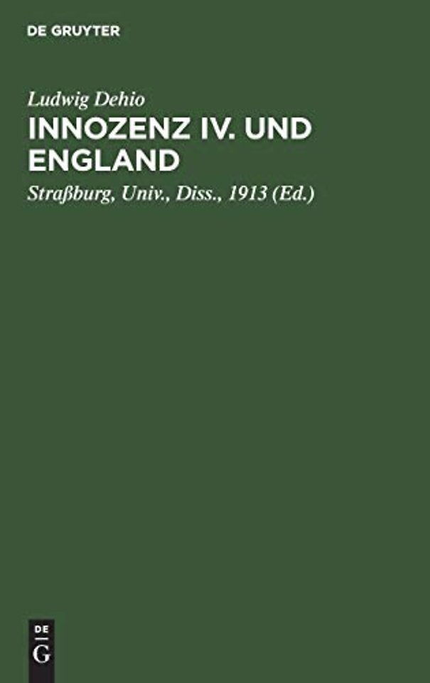 Innozenz IV. und England