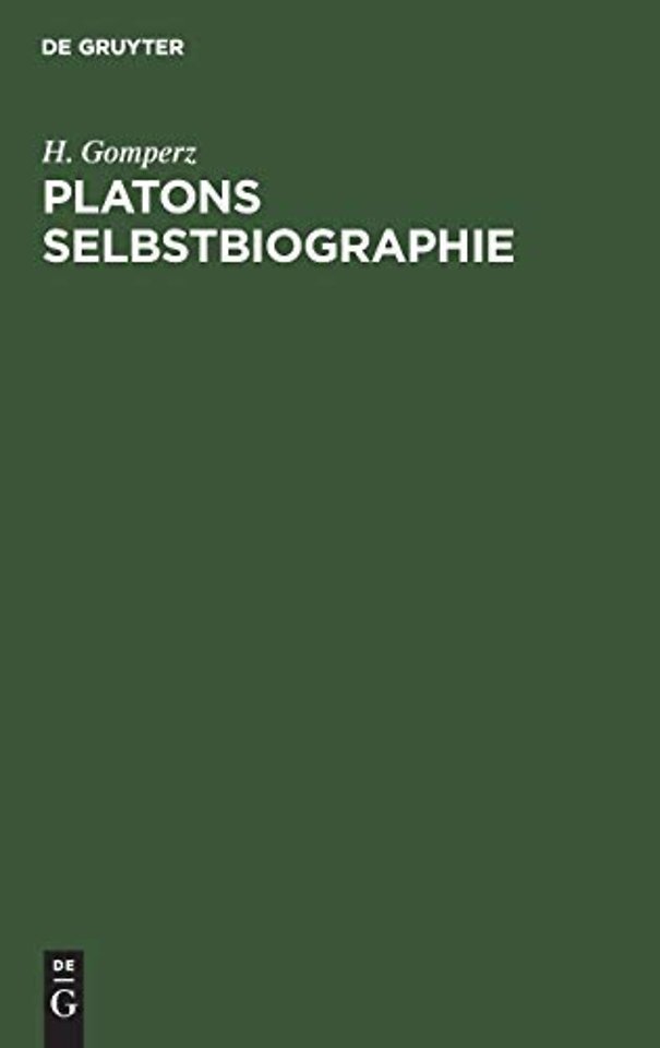 Platons Selbstbiographie
