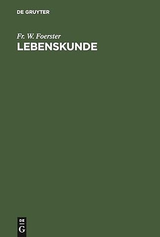Lebenskunde – Ein Buch für Knaben und Mädchen
