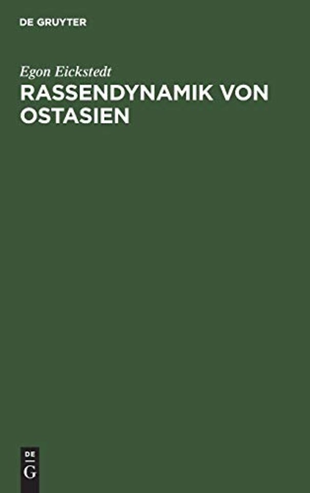 Rassendynamik Von Ostasien