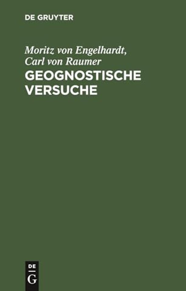Geognostische Versuche