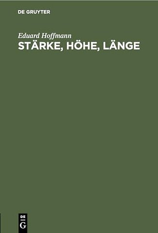 Stärke, Höhe, Länge – Ein Beitrag zur Physiologie der Akzentuation mit spezieller Berücksichtigung des Deutschen