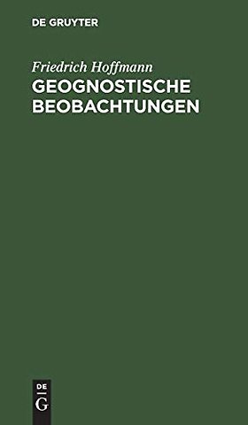 Geognostische Beobachtungen – Gesammelt auf einer Reise durch Italien und Sicilien in den Jahren 1830 bis 1832
