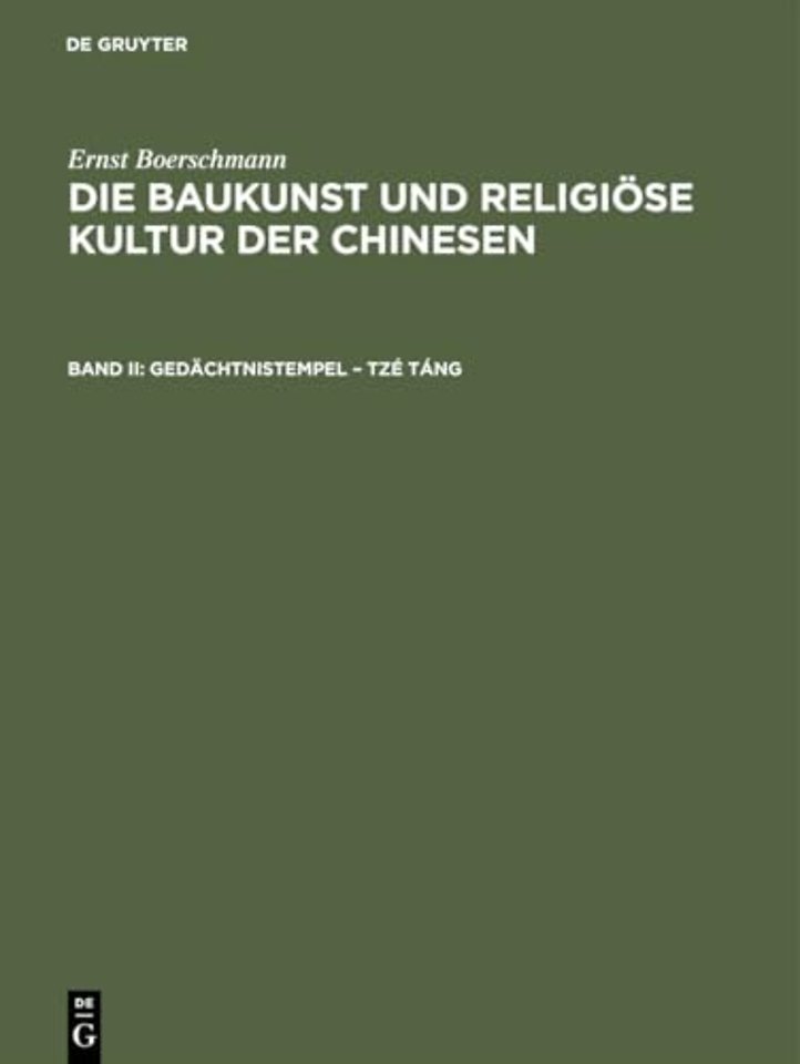 Gedächtnistempel – Tzé táng