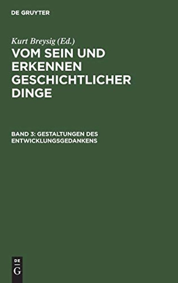 Gestaltungen des Entwicklungsgedankens