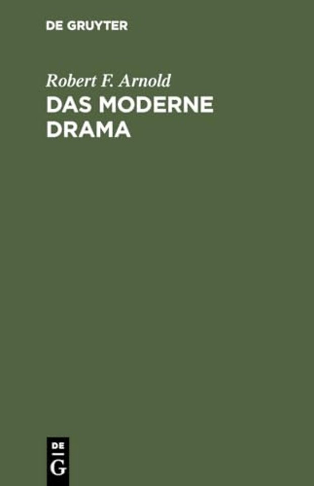 Das moderne Drama