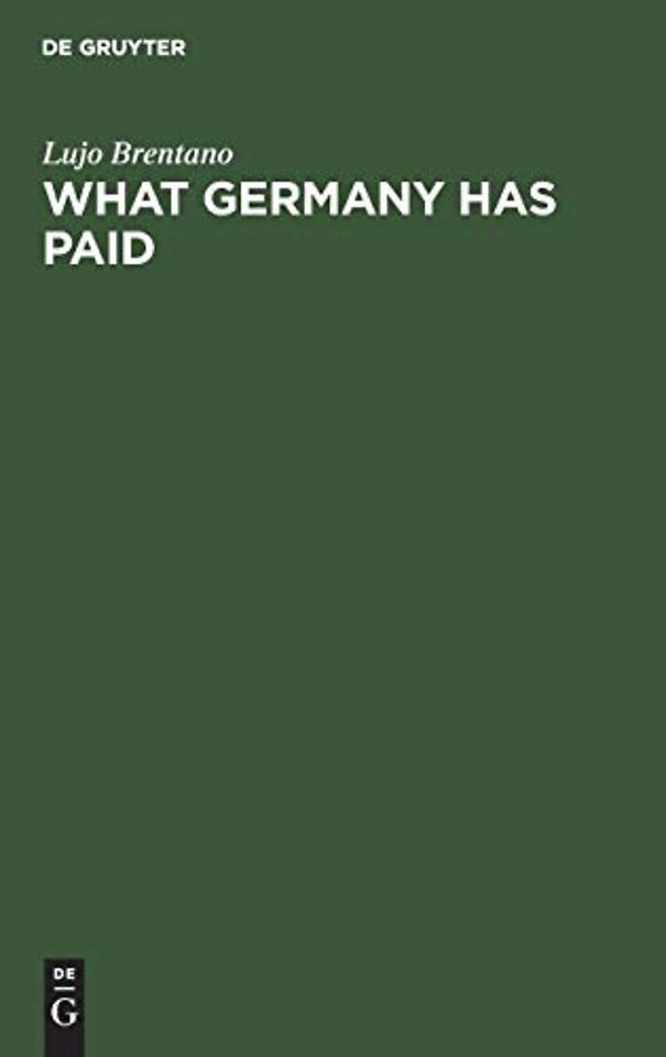 What Germany has paid