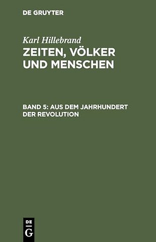 Aus dem Jahrhundert der Revolution