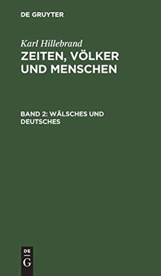 Wälsches und Deutsches