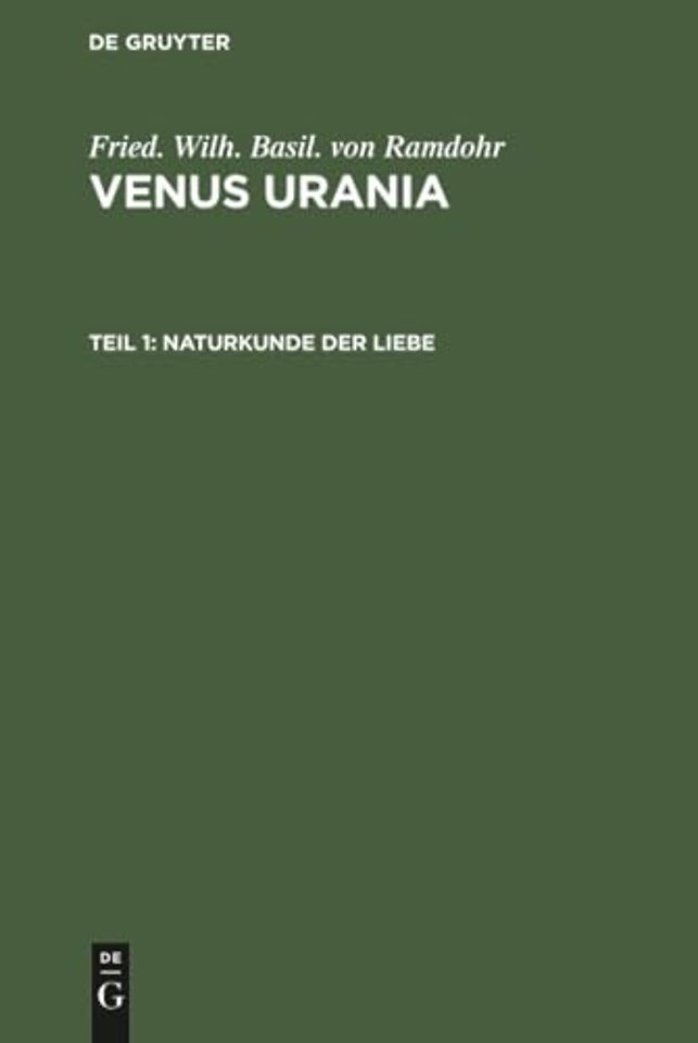 Naturkunde der Liebe