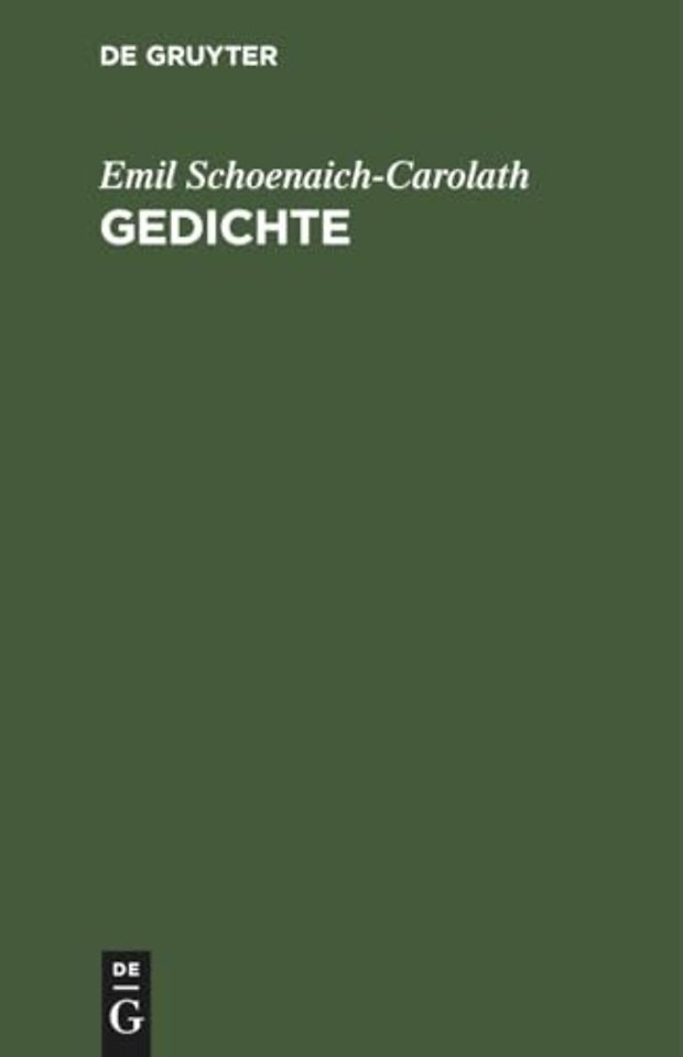 Gedichte