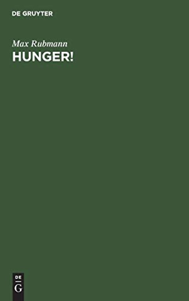 Hunger! – Effects of modern war methods