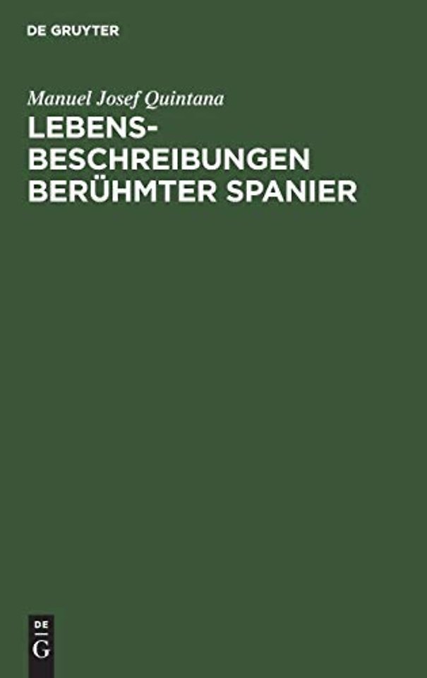 Lebensbeschreibungen berühmter Spanier