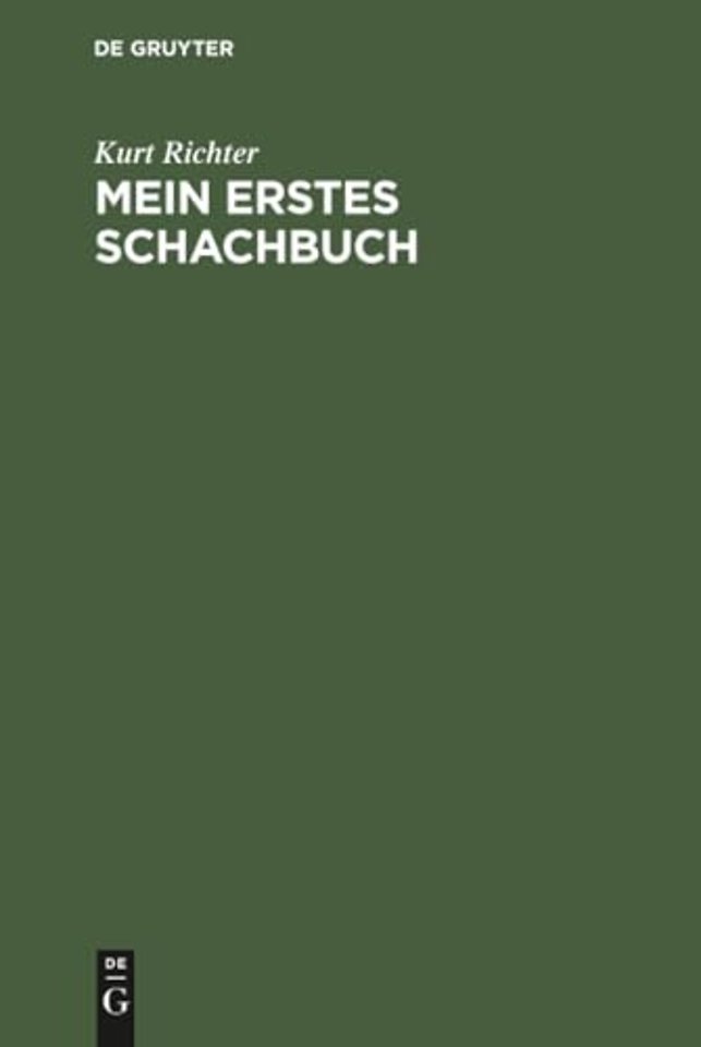 Mein erstes Schachbuch – Ein Ratgeber für Anfänger