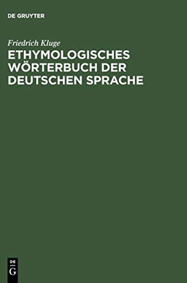 Etymologisches Wörterbuch der deutschen Sprache