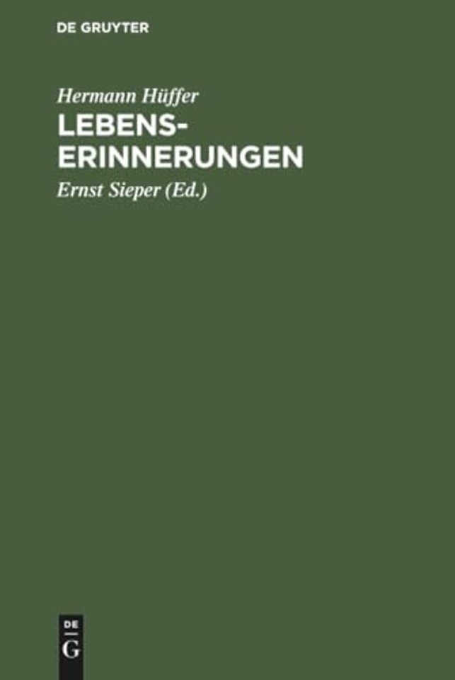 Lebenserinnerungen