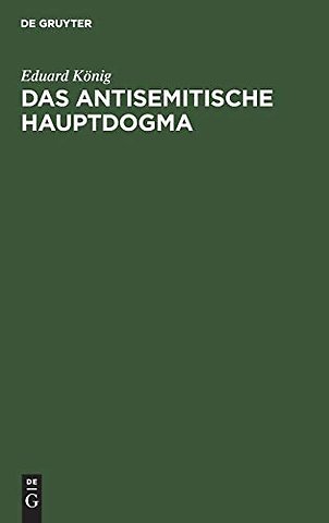 Das antisemitische Hauptdogma