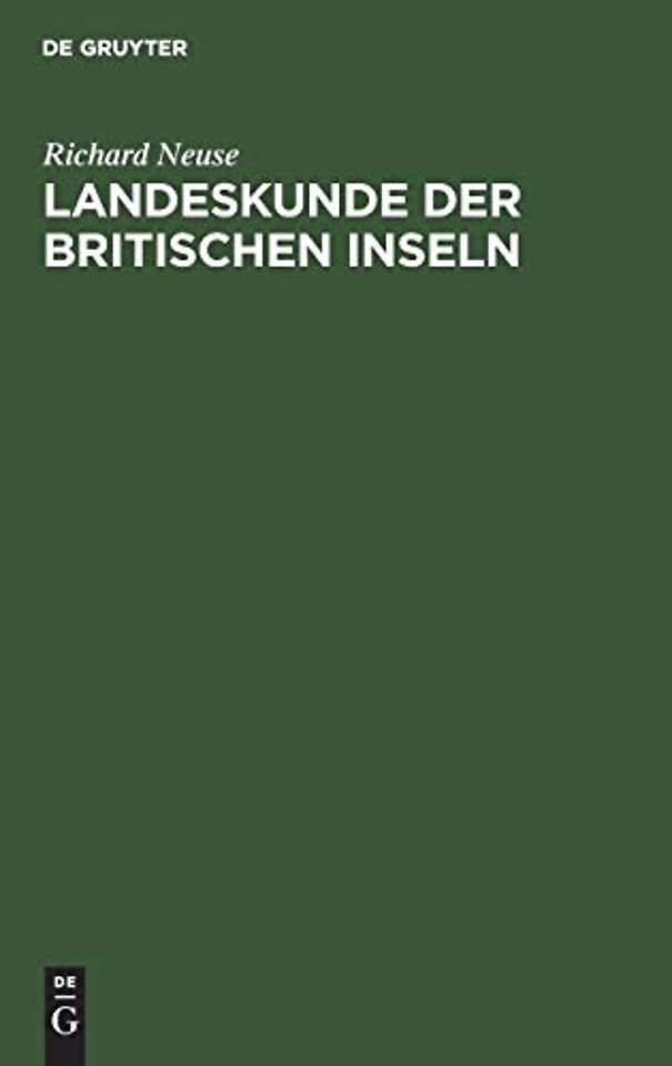 Landeskunde der Britischen Inseln