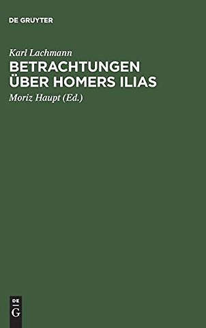 Betrachtungen über Homers Ilias