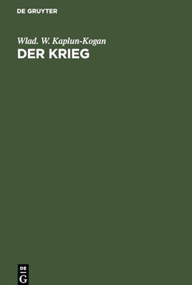 Der Krieg