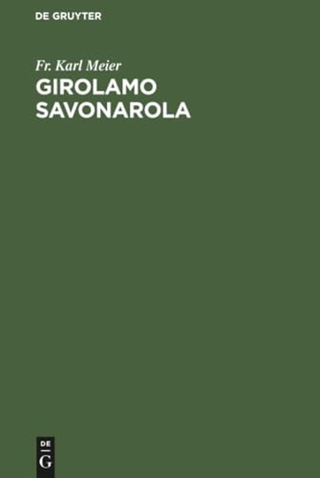 Girolamo Savonarola