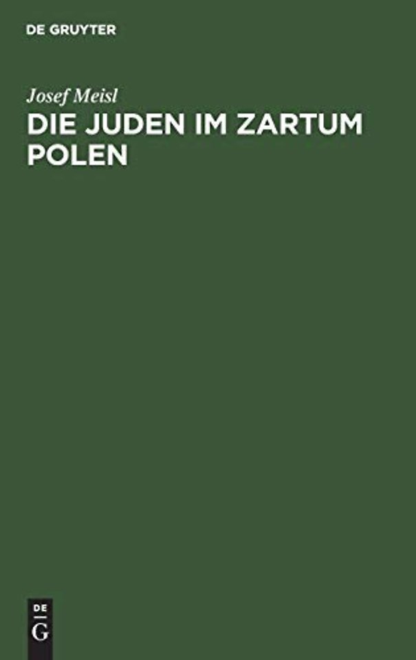 Die Juden im Zartum Polen – Ein geschichtlicher Überblick