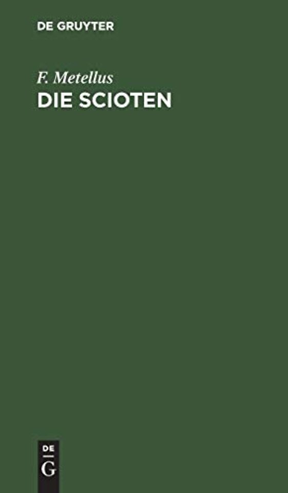 Die Scioten – Ein dramatisches Gedicht in fünf Akten