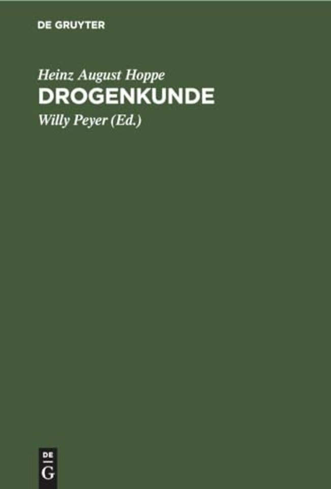 Drogenkunde
