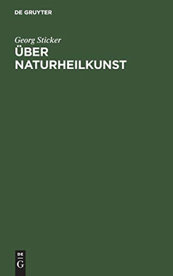 Über Naturheilkunst – Vier Reden