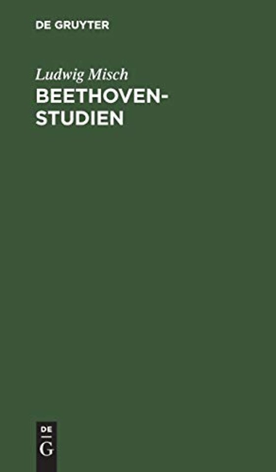 Beethoven–Studien