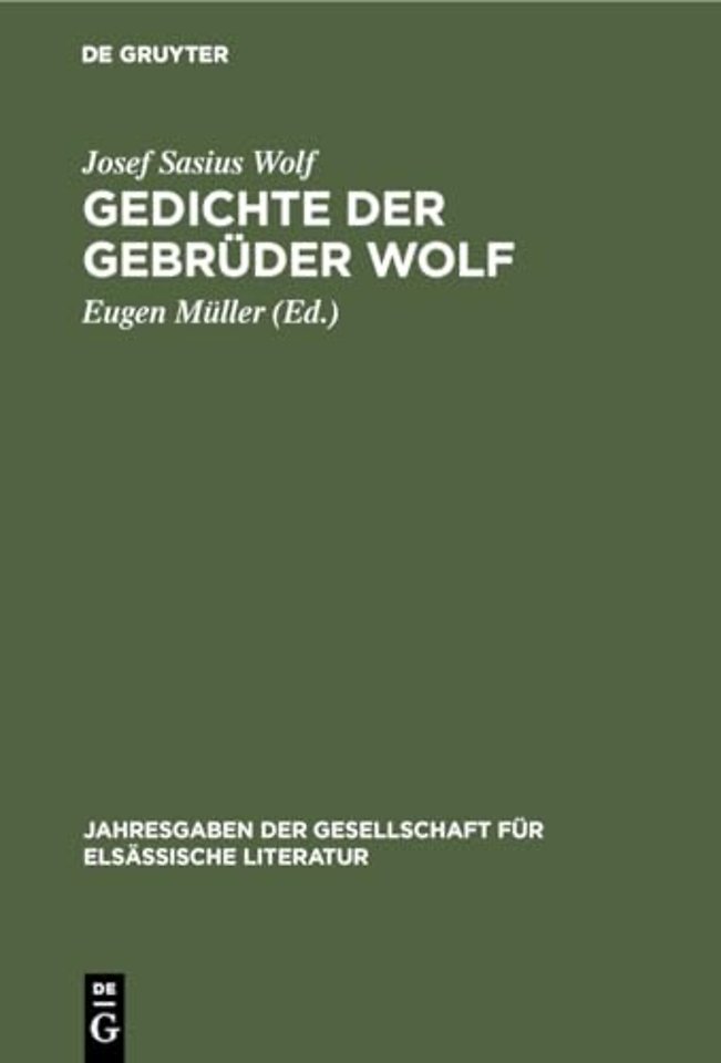 Gedichte der Gebrüder Wolf – Eine Auswahl