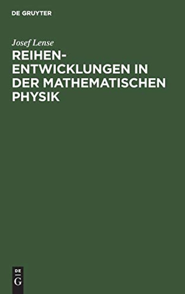 Reihenentwicklungen in der mathematischen Physik