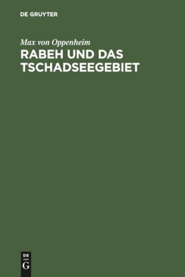Rabeh und das Tschadseegebiet