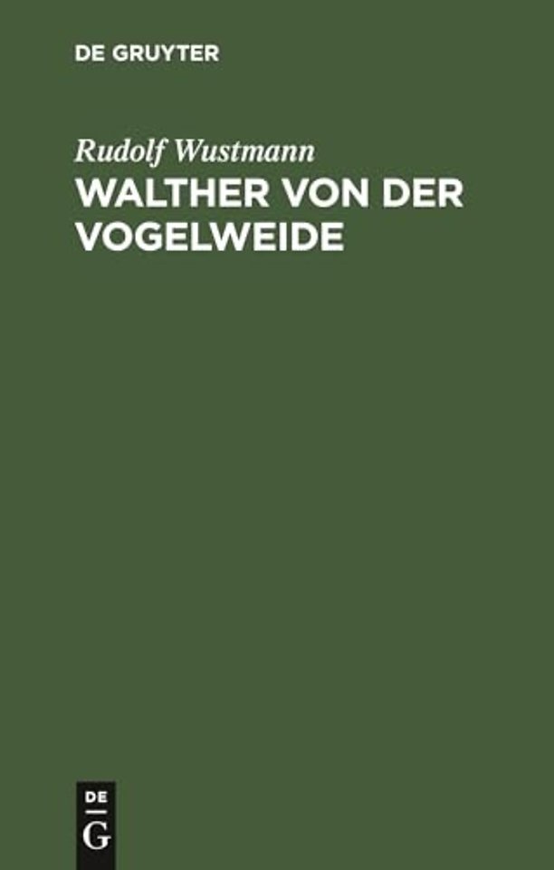 Walther von der Vogelweide