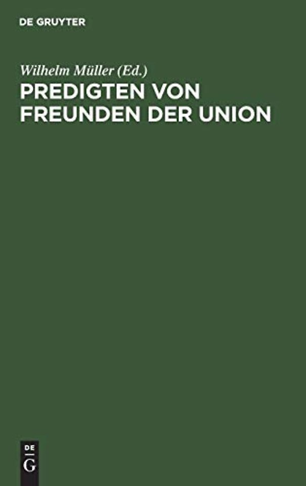 Predigten von Freunden der Union