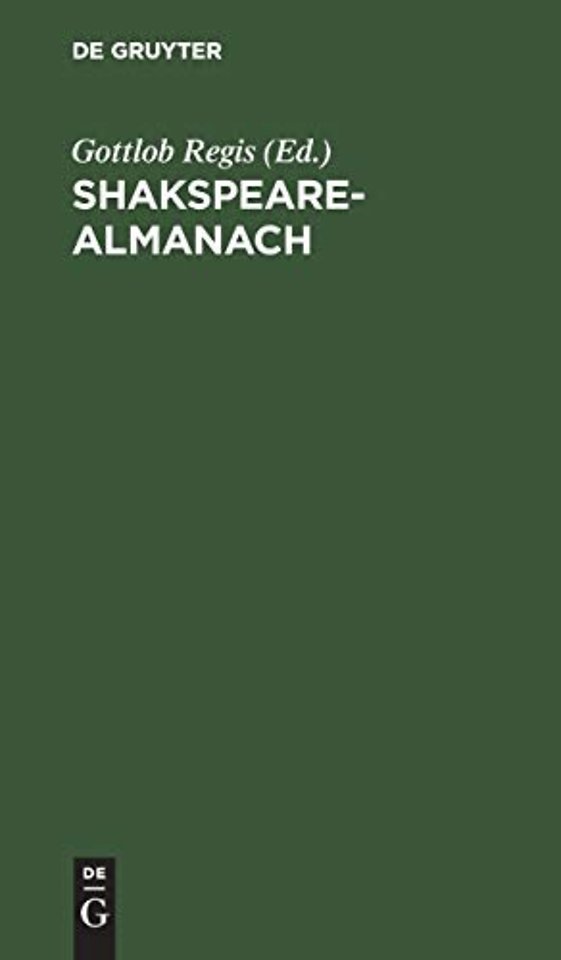 Shakspeare–Almanach