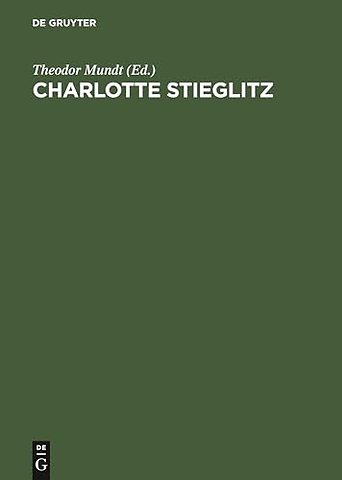 Charlotte Stieglitz – Ein Denkmal