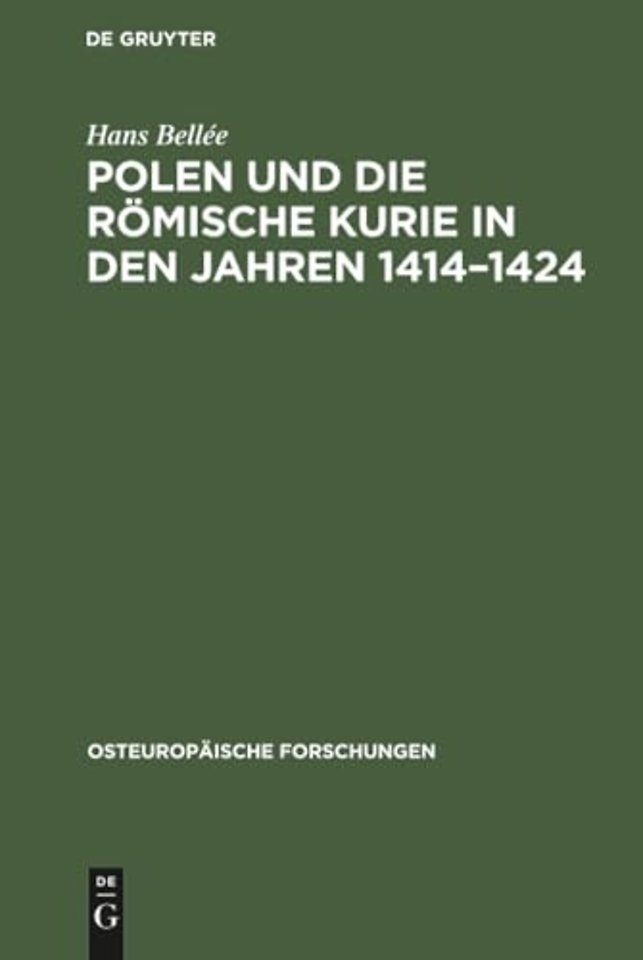 Polen und die römische Kurie in den Jahren 1414–1424