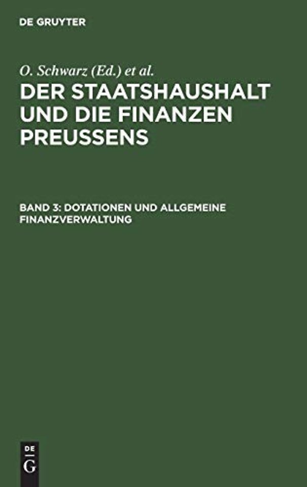 Dotationen und Allgemeine Finanzverwaltung