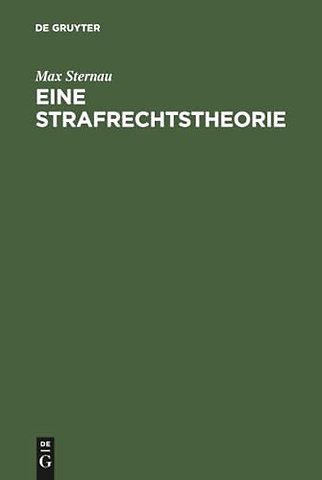Eine Strafrechtstheorie