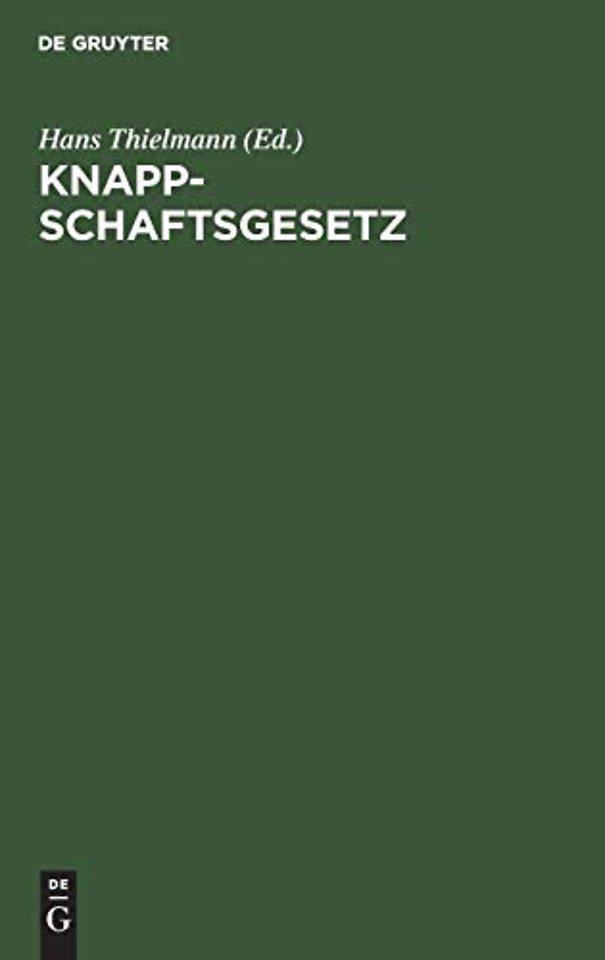 Knappschaftsgesetz