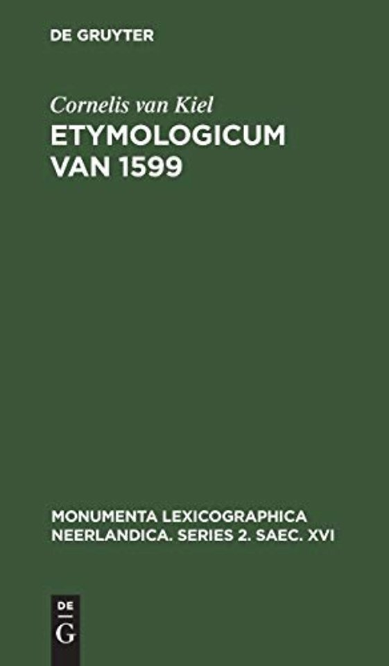 Etymologicum van 1599