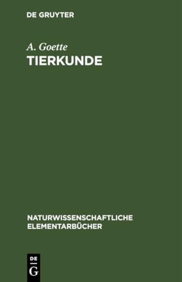 Tierkunde