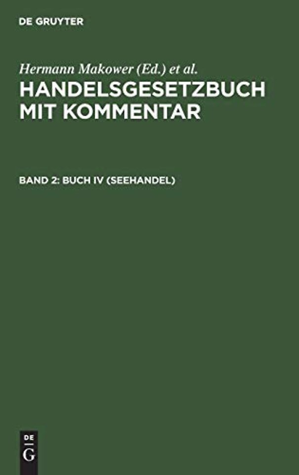 Buch IV (Seehandel)