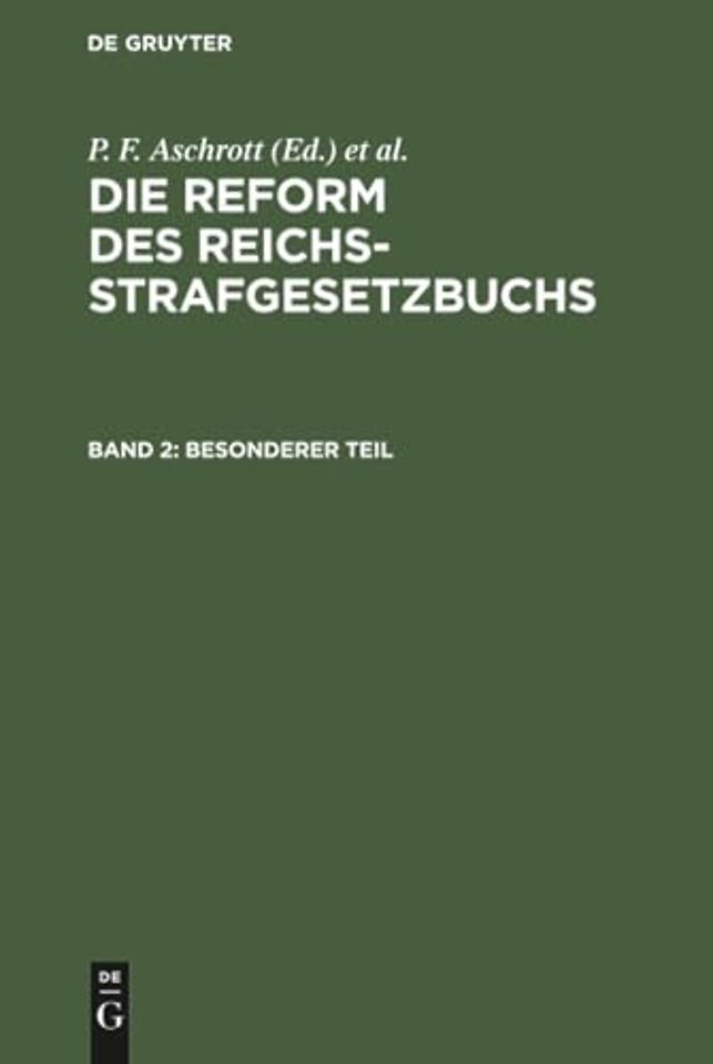 Besonderer Teil